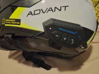 Casco LS2 Advant + Intercomunicador