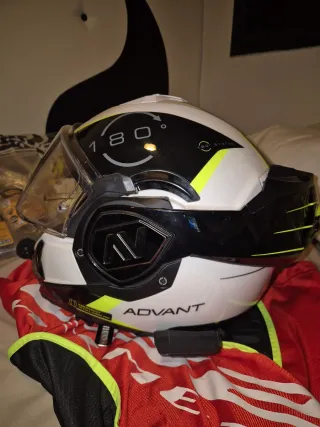 Casco LS2 Advant + Intercomunicador