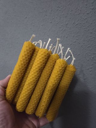 11 Velas de Miel Pura de Abejas