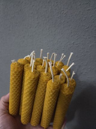 11 Velas de Miel Pura de Abejas
