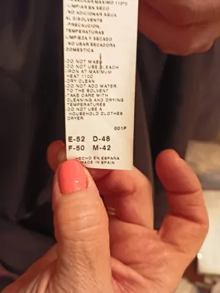 Abrigo largo mujer negro nuevo .