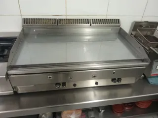 Plancha Fritop Cromo,  70cm ancho+40cm fondo