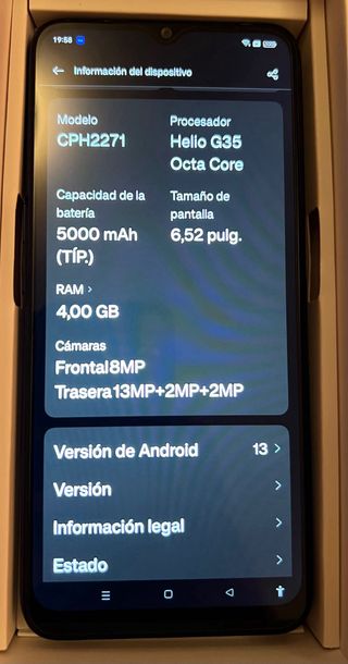 OPPO A16s 64GB Azul