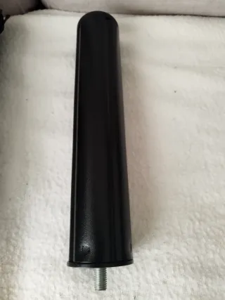 4 Patas Pikolin para Camas, color Negro, Cilíndric