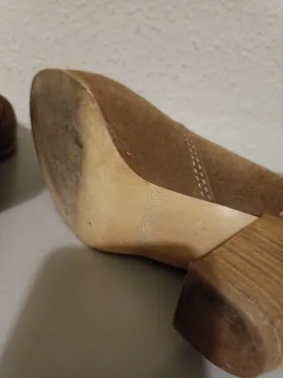 Botines de ante marrones