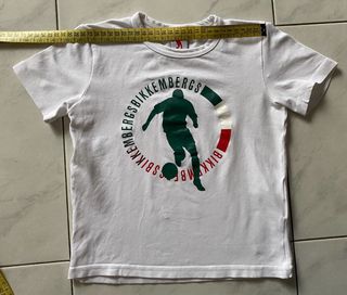 T-shirt Bikkembergs bambino tg 4 anni
