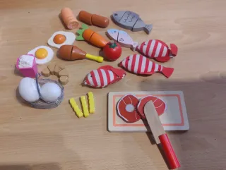 Cocina de madera infantil