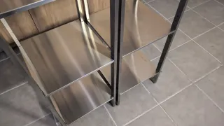 2 Estanterías Metálicas de Aluminio