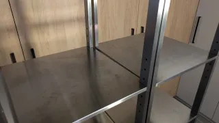 2 Estanterías Metálicas de Aluminio