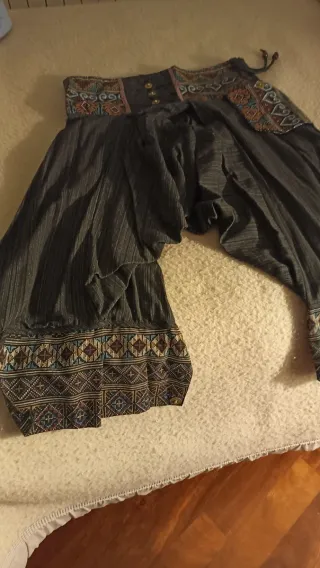 Pantalones boho talla única