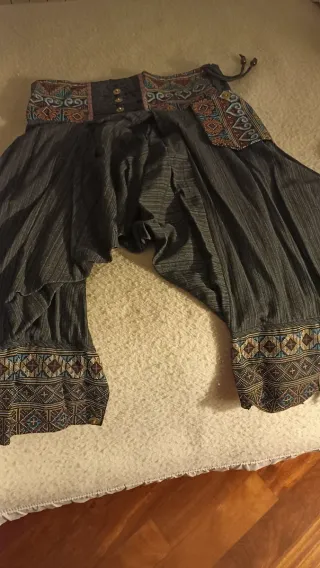 Pantalones boho talla única