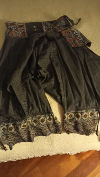 Pantalones boho talla única