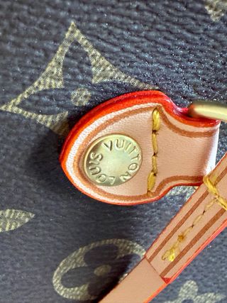 Borsa Louis Vuitton Neverfull GM Beige/Rosso M40990