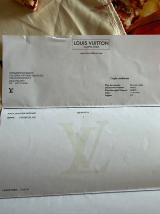 Borsa Louis Vuitton Neverfull GM Beige/Rosso M40990