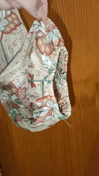 Vestido estampado floral midi