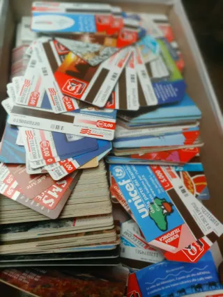 Tessere telefoniche Telecom e Unicef vendo pacco c