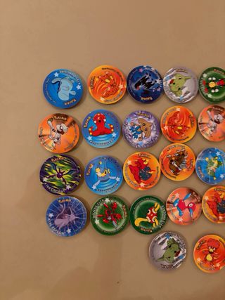 Lote 30 Tazos Pokémon Sticker sin pegatina
