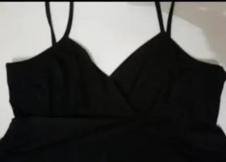 Vestido negro midi Nochevieja