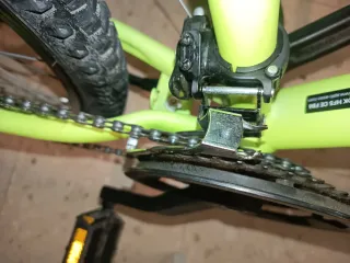 Bicicleta Rockrider 24" niño verde fluorescente