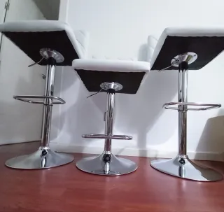 Sillas giratorias Regulables (3 uds)