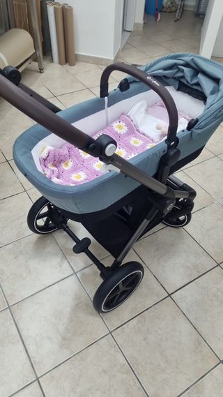 Trio Cybex Eos Lux con accessori