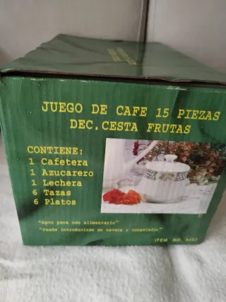 Juego de café 15 piezas