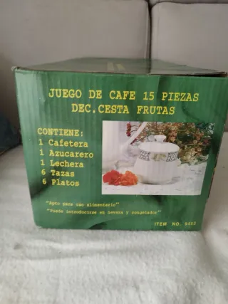 Juego de café 15 piezas