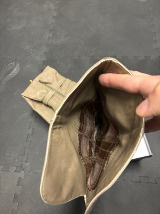 Stivali alti donna beige/marrone