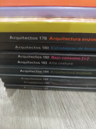 Revistas ARQUITECTOS–Lote nº 161 a 163 y 179 a 187