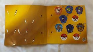 Caderneta Pokémon Tazos 3 Matutano