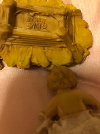 Reloj Ositos Flower y Figura Niño Jesús