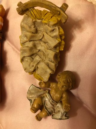 Reloj Ositos Flower y Figura Niño Jesús