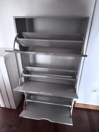 Mueble de Almacenamiento Blanco zapatero