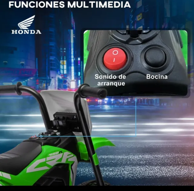 Moto Eléctrica Infantil Honda CRF 450R