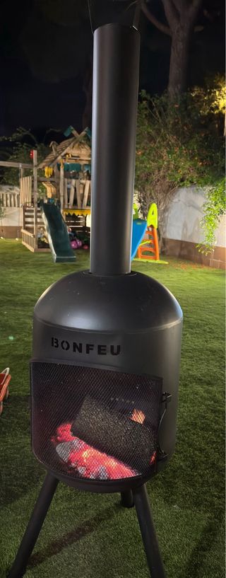 Estufa/Chimenea Exterior Bonfeu Negra
