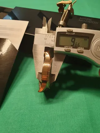 Reloj Mark Maddox 38mm Chapado Oro WTR 5ATM