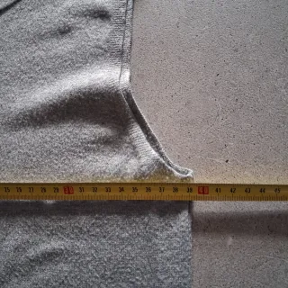 Chaleco punto Zara gris mujer