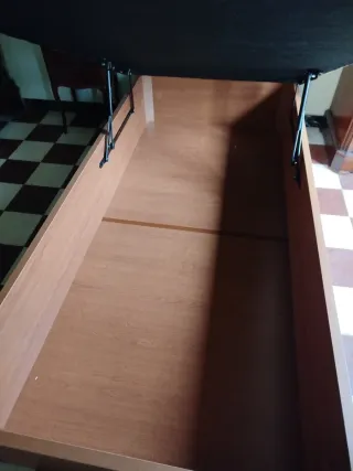 Cama canapé madera 90cm + colchón