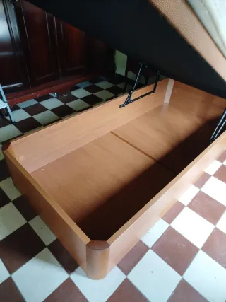 Cama canapé madera 90cm + colchón