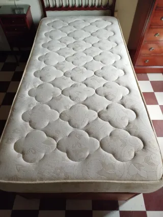 Cama canapé madera 90cm + colchón