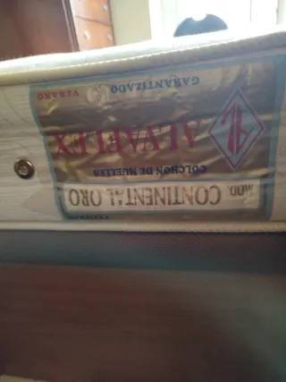 Cama canapé madera 90cm + colchón