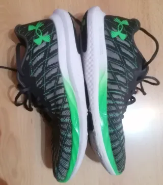 Zapatillas Under Armour Hombre Negras/Verdes