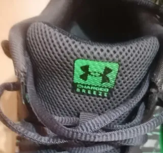 Zapatillas Under Armour Hombre Negras/Verdes