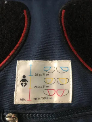 Mochila Ergobaby para bebé azul