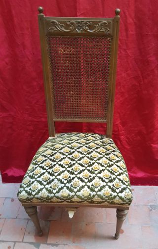 LIQUIDACION MUEBLES CONJUNTO 6 SILLAS TAPIZADAS