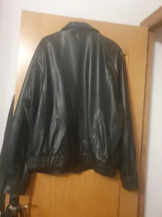 Chaqueta de piel Wilsons Negra