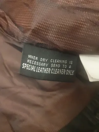 Chaqueta de piel Wilsons Negra