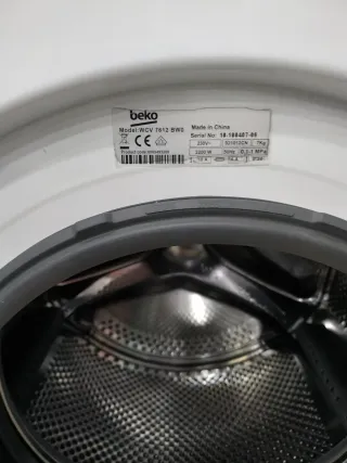 Lavadora Beko 7kg 1200rpm A+++
