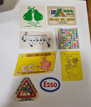 Pegatinas antiguas. Diferentes temáticas