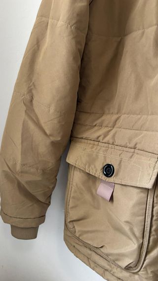 Parka WenVen Camel Talla M Interior Borrego